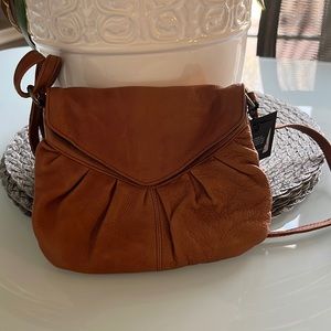 NWT Day and Mood Elder Flower Crossbody Purse Cognac